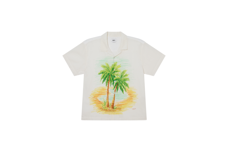 Obey Hyde Woven White Multi