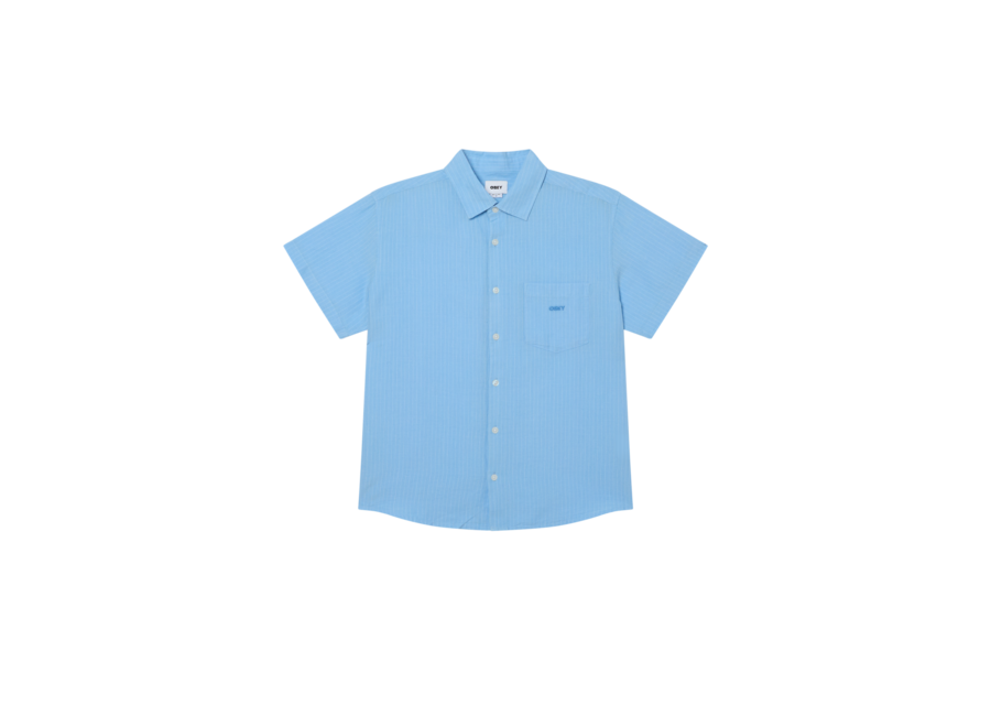 Obey Barry Woven Sky Blue Multi