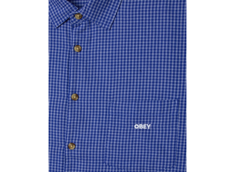 Obey Bigwig Frank Woven Surf Blue Multi