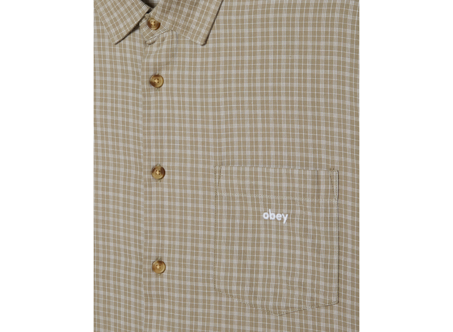 Obey Bigwig Ian Woven Dried Sage Multi