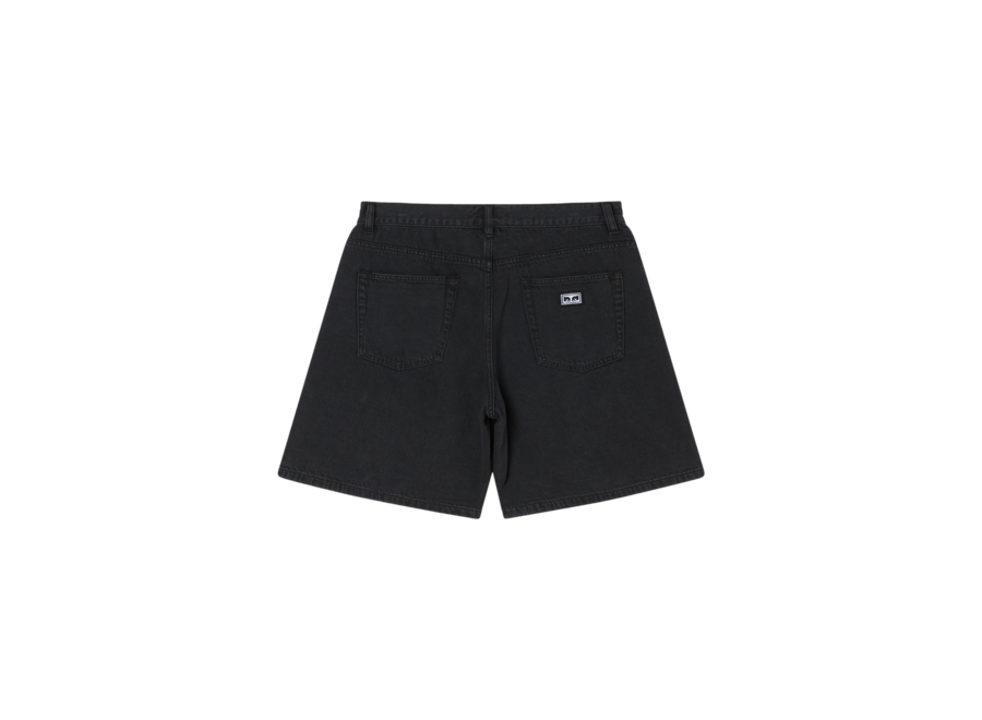 Obey Emerson Denim Short Washed Black