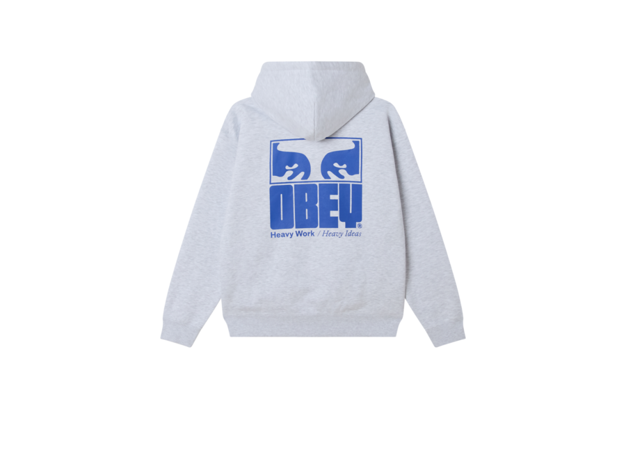 Obey Heavy Ideas Hood Ash Grey