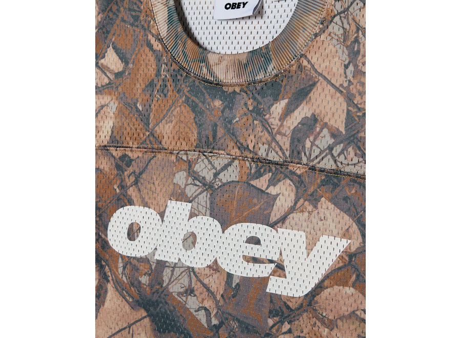 Obey Practice Jersey Ss Fence Camo