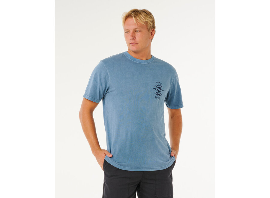 Rip Curl Search Icon T-shirt Bluefin