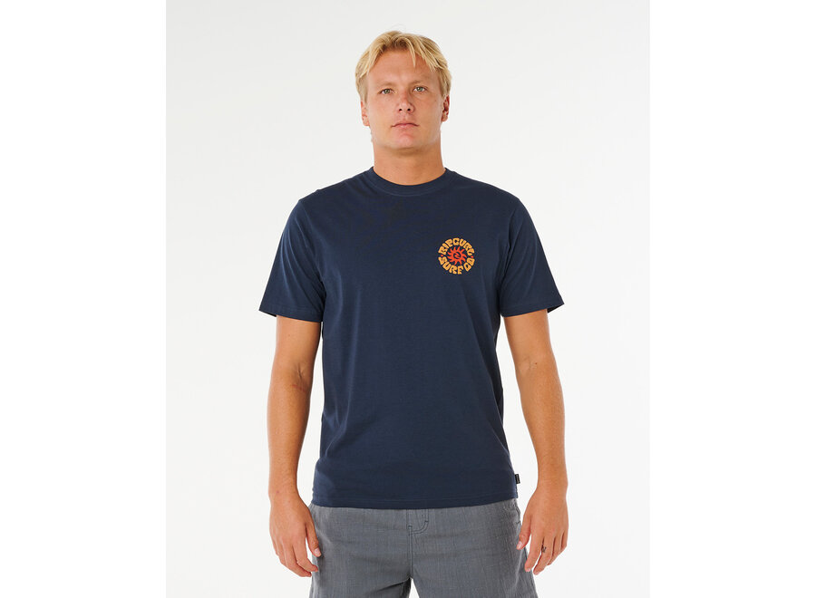 Rip Curl Pacific Rinse Circle T-shirt Dark Navy