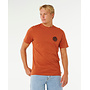 Rip Curl Wettie Passage Icon T-shirt Baked Clay