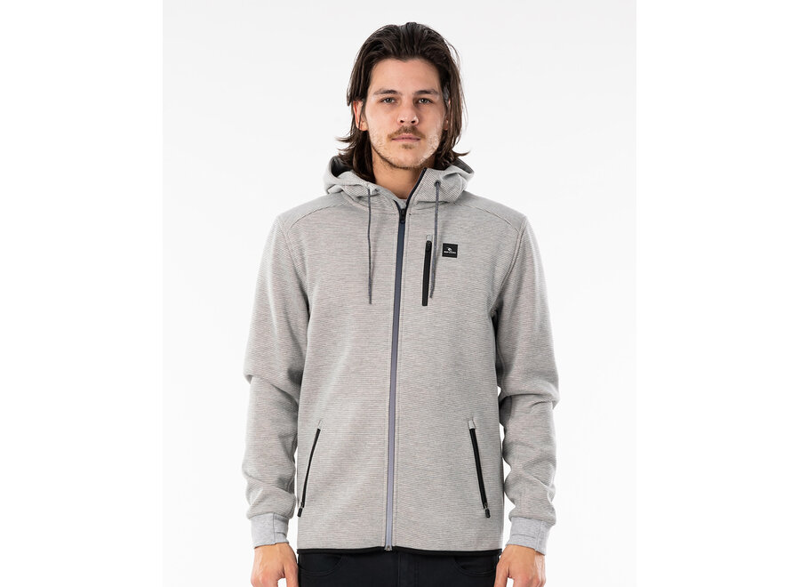 Departed Bonded Dwr Zip Thru Grey