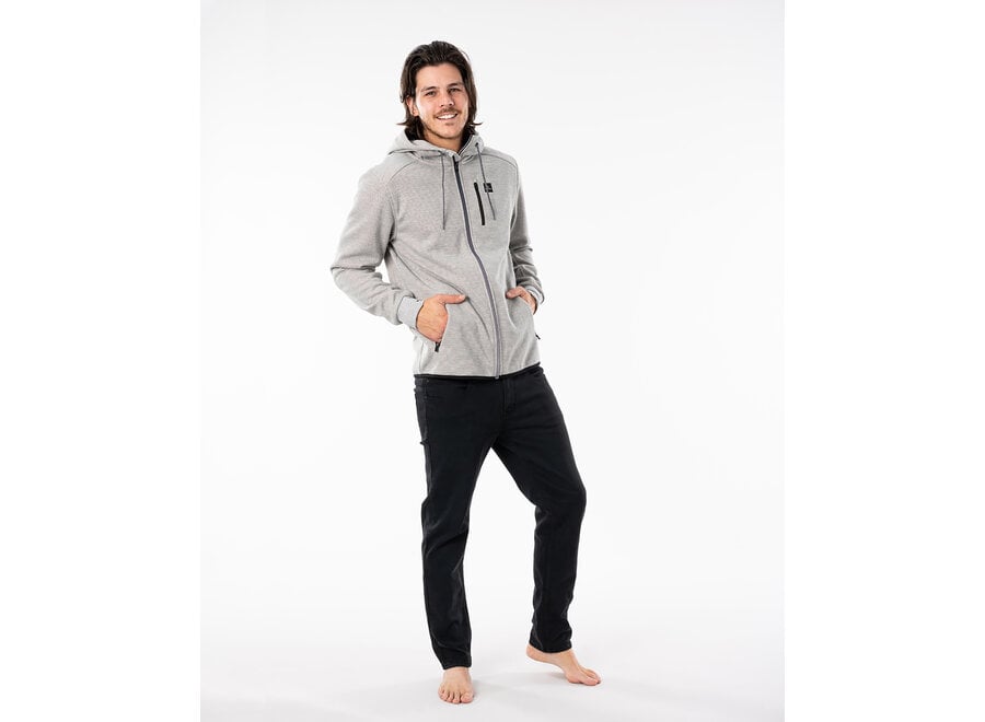 Rip Curl Departed Bonded Dwr Zip Thru Grey