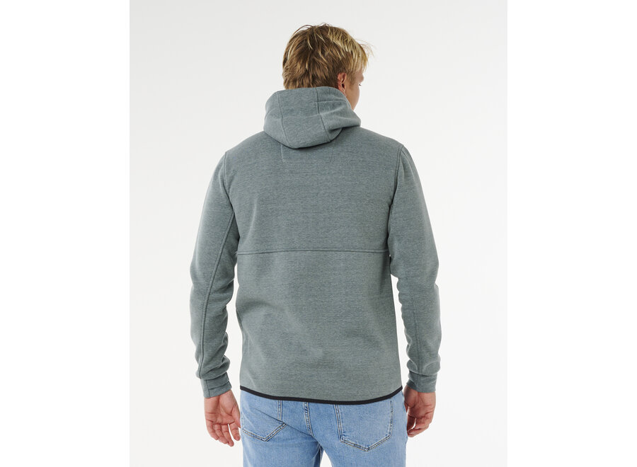 Rip Curl Departed Bonded Dwr Zip Thru Moss