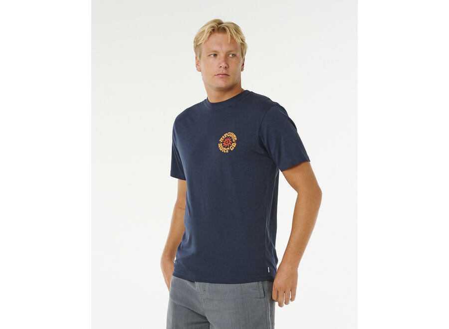 Rip Curl Pacific Rinse Circle T-shirt Dark Navy