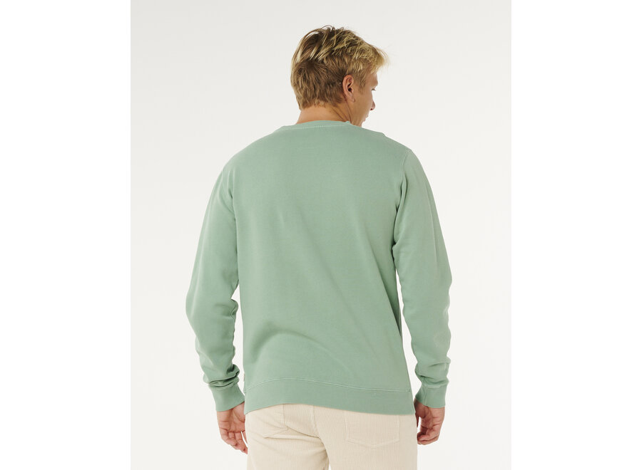 Rip Curl Pacific Rinse Patch Crew Aloe