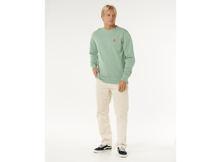 Rip Curl Pacific Rinse Patch Crew Aloe