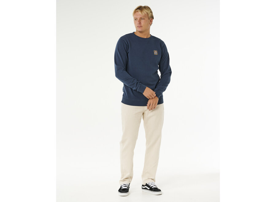 Rip Curl Pacific Rinse Patch Crew Dark Navy