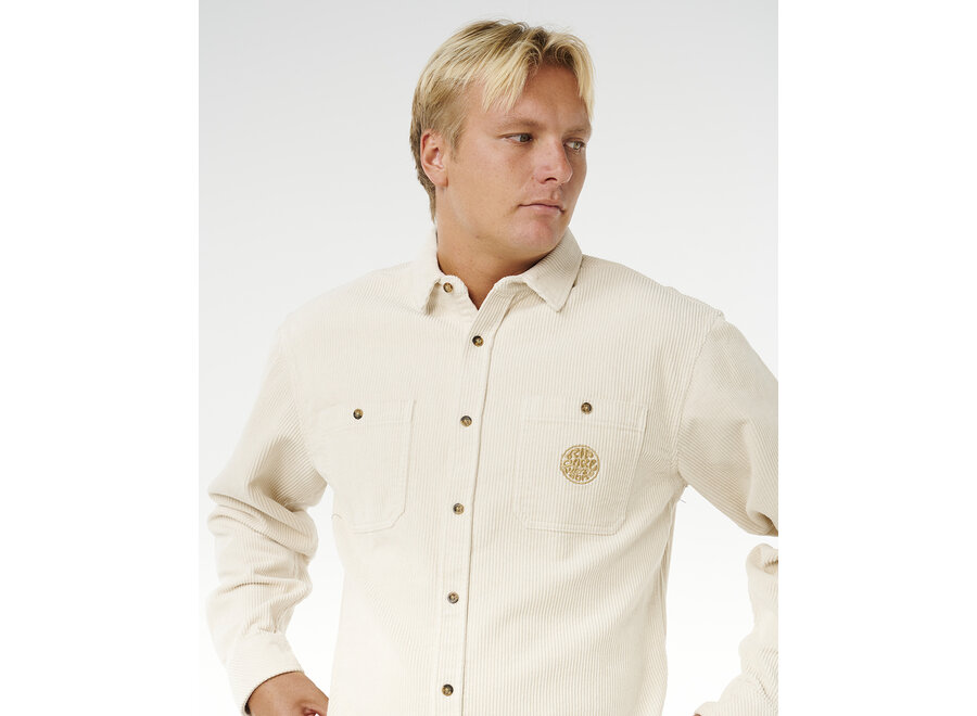 Rip Curl Premium Surf Cord L/S Shirt Sand Dune