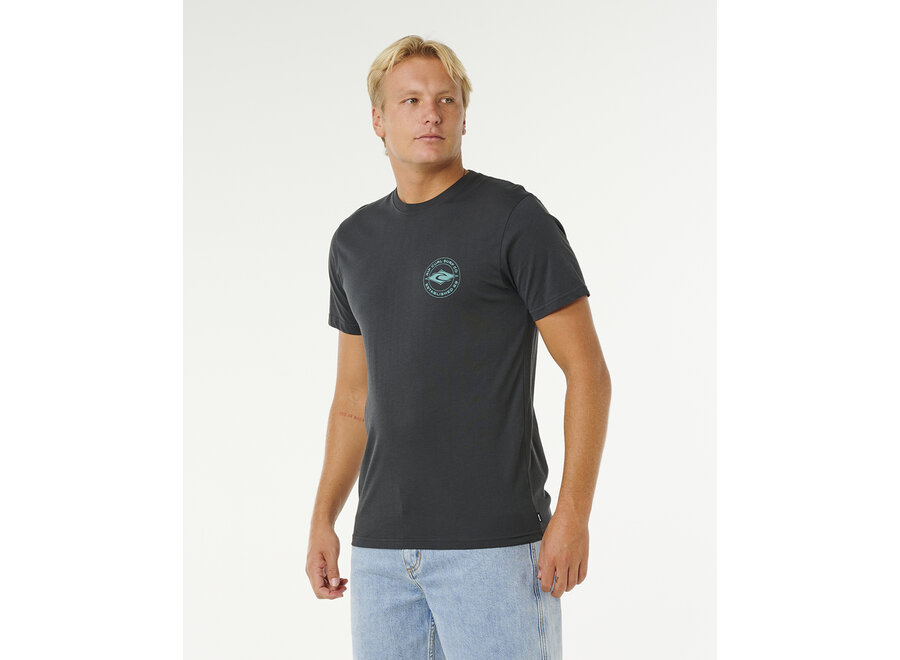 Rip Curl Staple T-shirt Washed Black