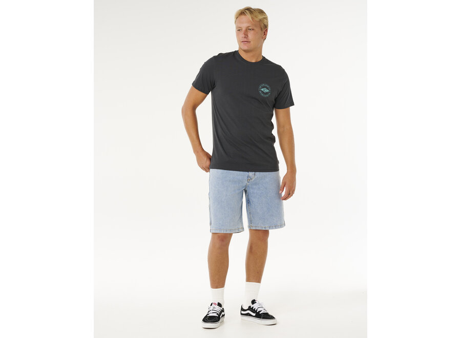 Rip Curl Staple T-shirt Washed Black