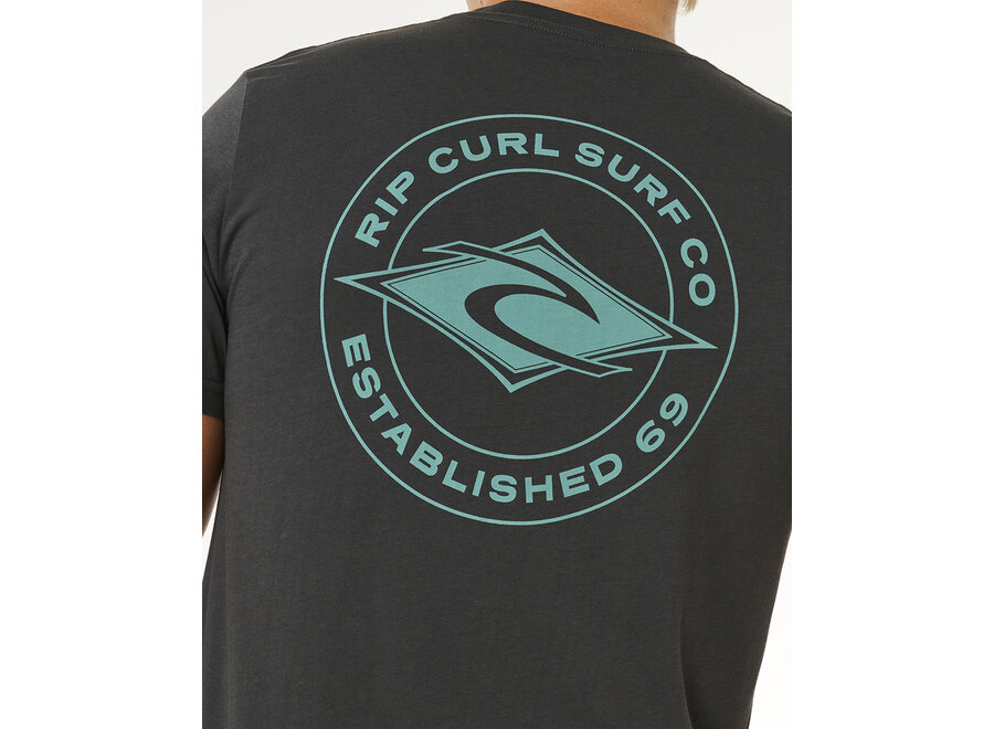 Rip Curl Staple T-shirt Washed Black
