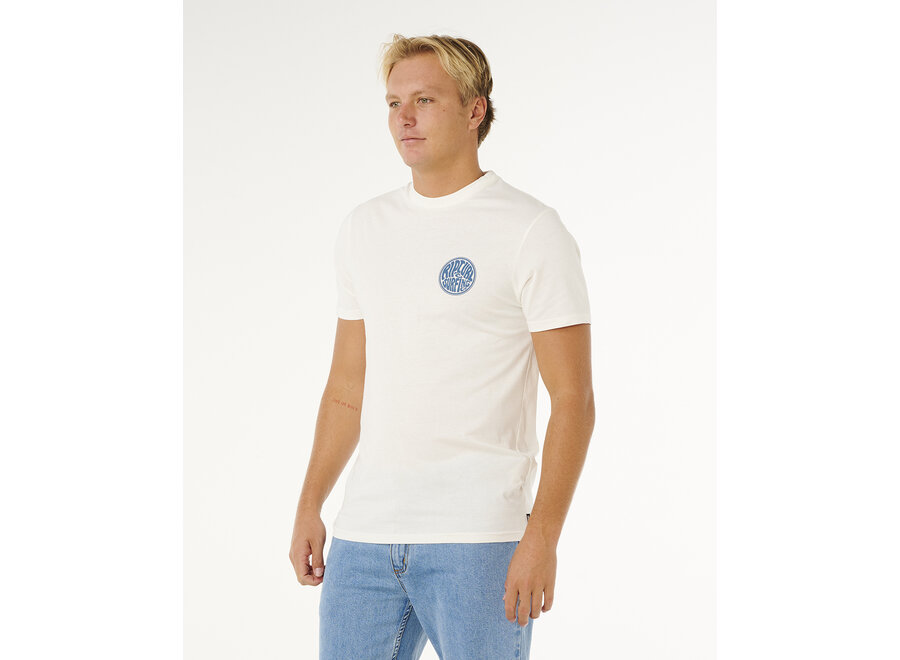 Rip Curl Streamline Pass T-shirt Bone