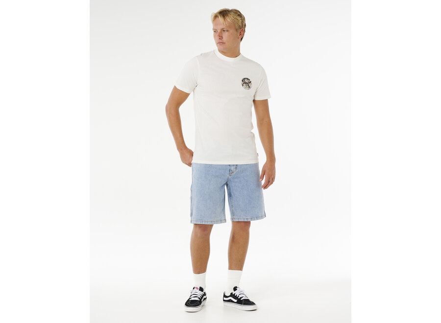 Rip Curl Wettie Passage Icon T-shirt Bone