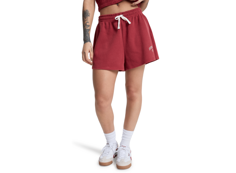 Quiksilver Womens Bolea Fleece Short Burnt Russet