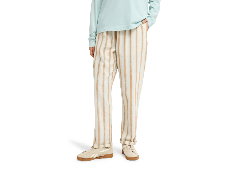 Lomas Woven Pants Bone White Lomas Stripe