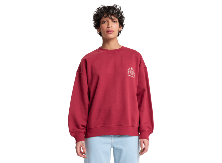 Standard Fleece Crew Neck Burnt Russet