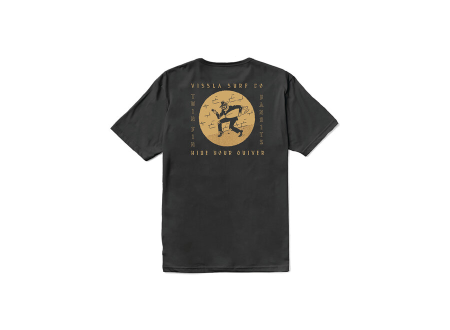 Vissla Bandit Organic T-shirt Phantom