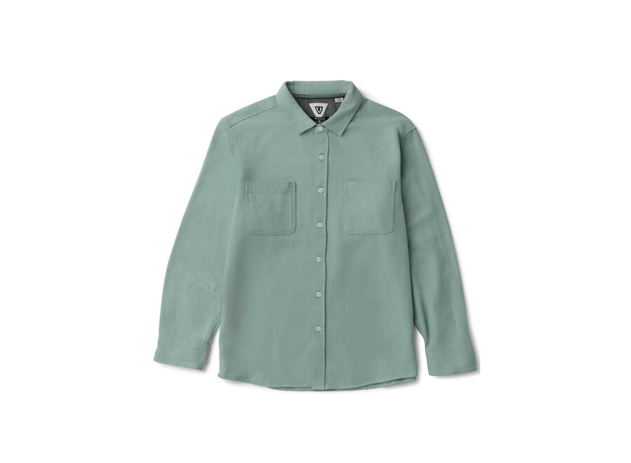 Vissla Shaper Eco L/S Flannel Aloe