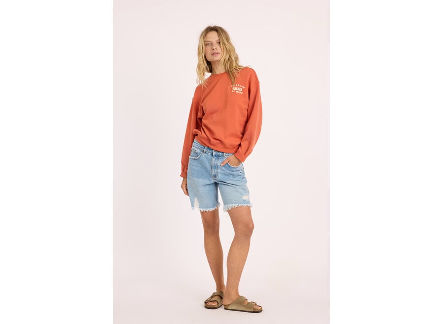 Calm Seas L/S Crew Cayenne