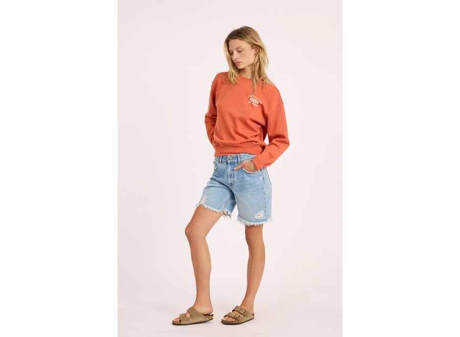 Sisstrevolution Calm Seas L/S Crew Cayenne