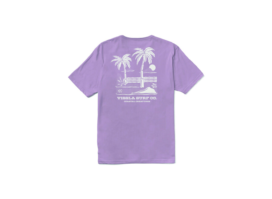 Vissla Creatures Organic T-shirt Plum