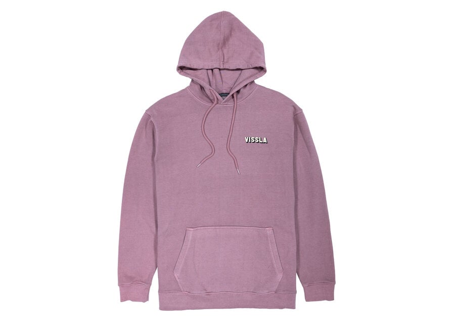 Vissla Drop Down Eco Fleece Pull Over Hoodie Rose