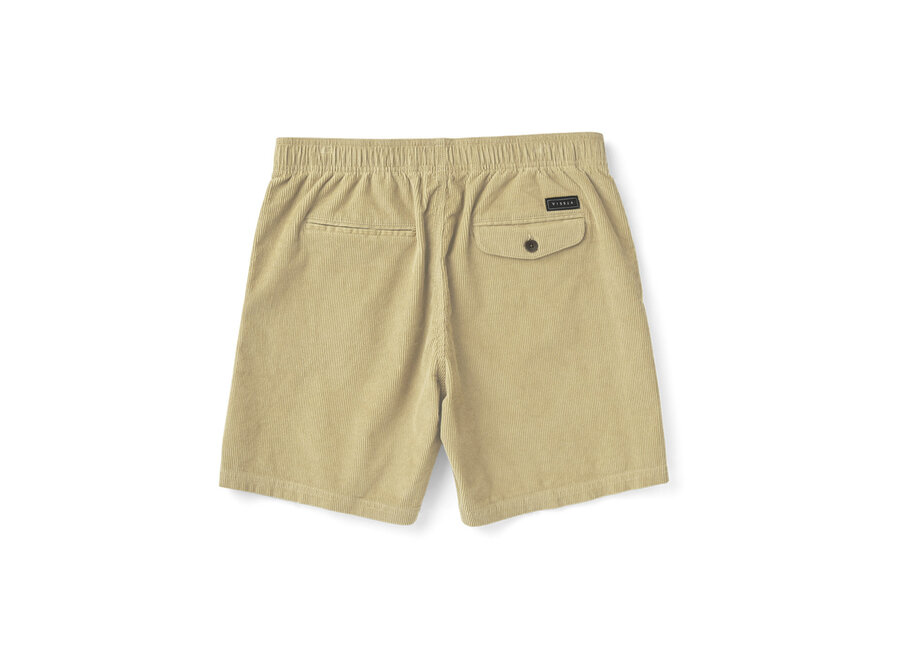 Vissla No See Ums Cord Eco 17" Elastic Walkshort Light Khaki
