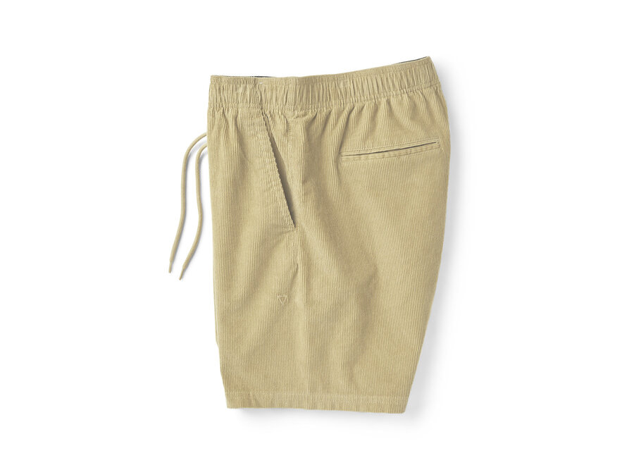 Vissla No See Ums Cord Eco 17" Elastic Walkshort Light Khaki