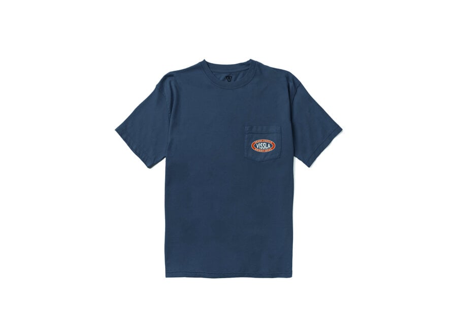 Vissla Sliders Organic Pocket T-shirt Midnight