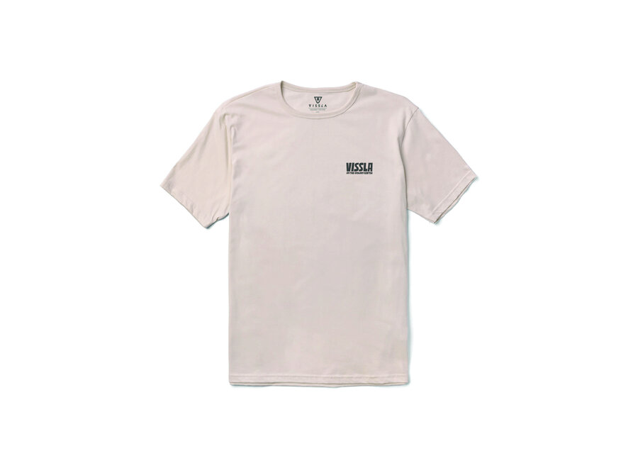 Vissla Tec Surf Farm Organic T-shirt Bone
