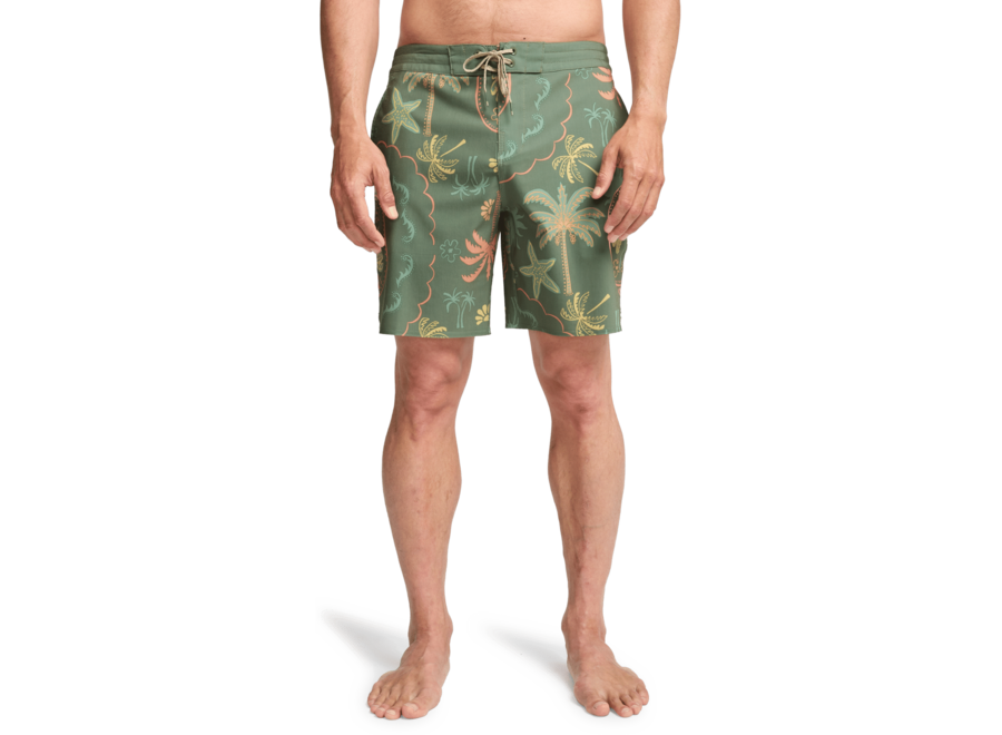 Good Times Lt Boardshort Sea Green