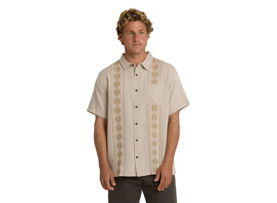 Cordoba Woven Top Desert Khaki