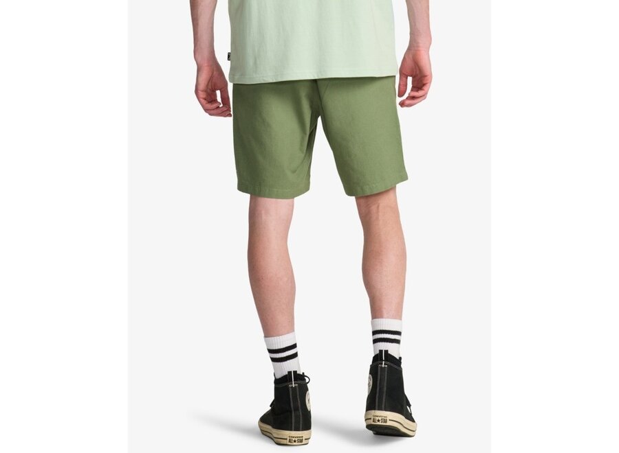 Billabong Larry Linen Walk Shorts Moss Green