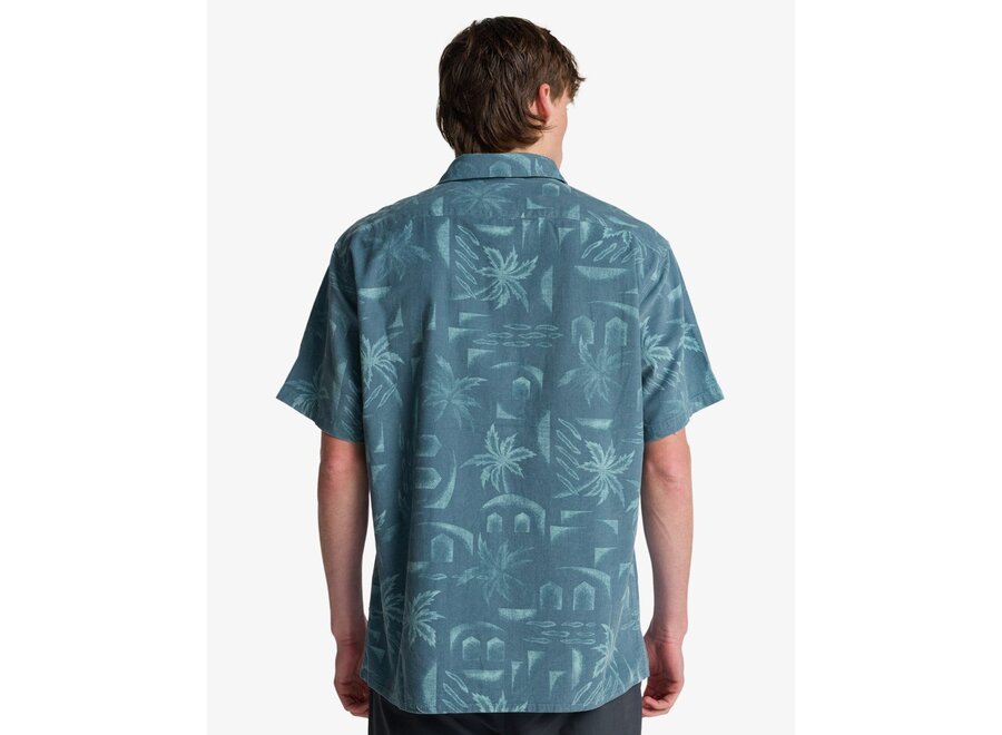 Billabong Solana S/S Woven Top Washed Blue