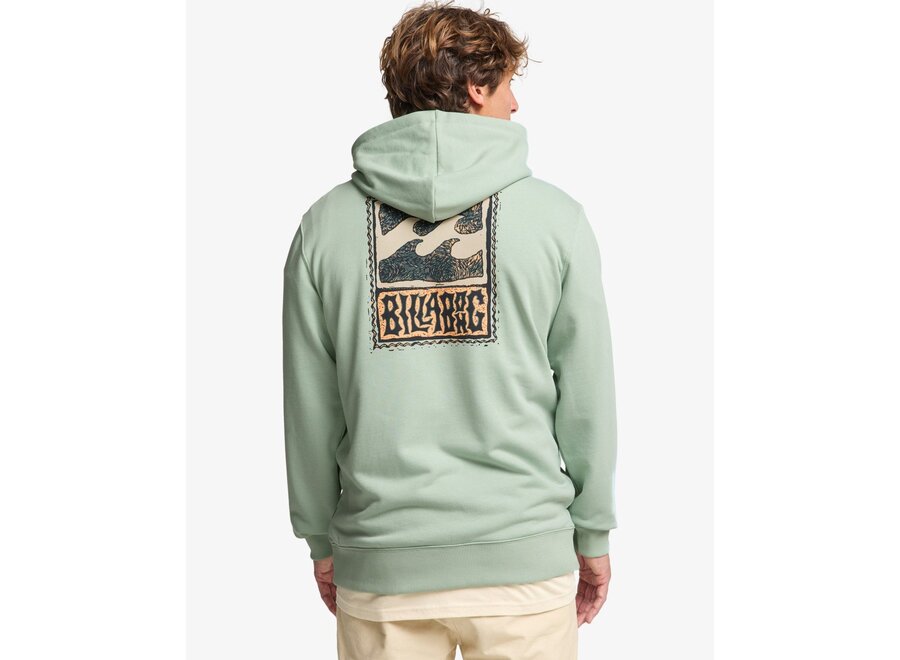 Billabong Stamp Fleece Vintage Green