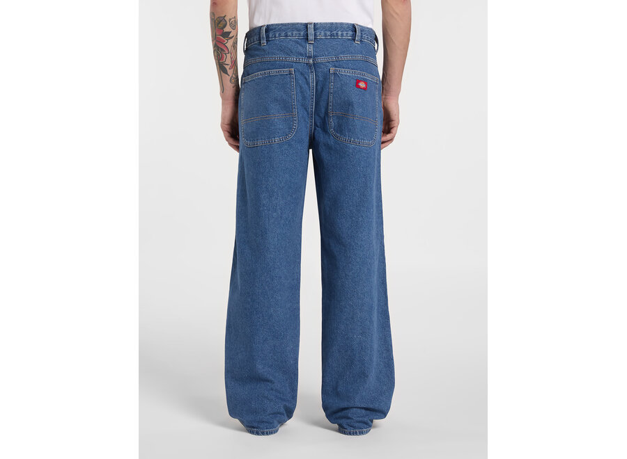 Dickies 958 Baggy Straight Work Jeans Classic Blue
