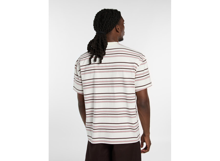 Dickies East Liberty Stripe T-Shirt Egret