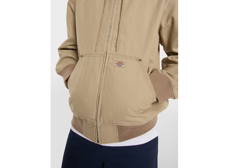 Dickies Unlined Canvas Hooded Bom Desert Sand