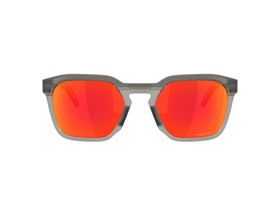 Oakley HSTN SQ Matte Grey Smoke Prizm Ruby