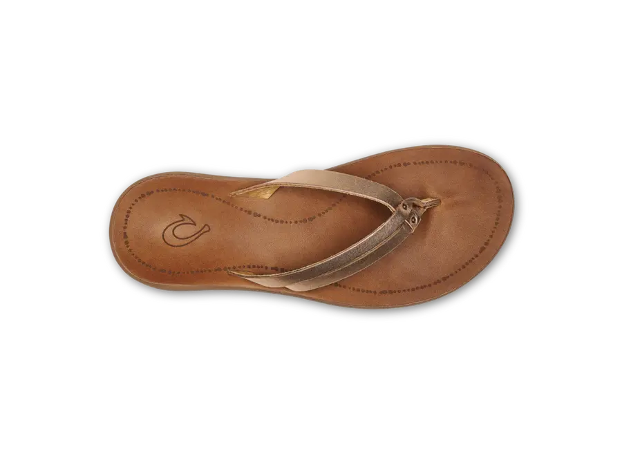 OluKai Kapehe Luana Dames Slipper Bubbly/Sahara