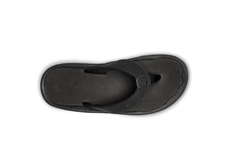 OluKai Ohana Heren Slipper Black/Black