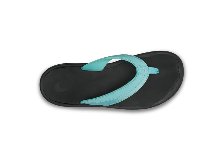 OluKai Ohana Dames Slipper Sea Glass/Black