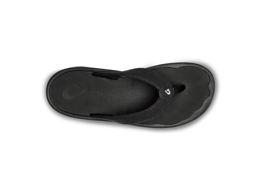 OluKai Ohana Dames Slipper Black/Black