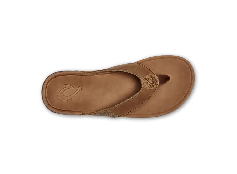OluKai Tuahine Heren Slipper Toffee/Toffee